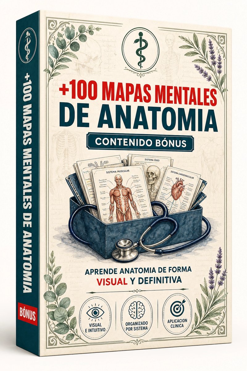 +100 Mapas Mentales de Anatomía — Bonos