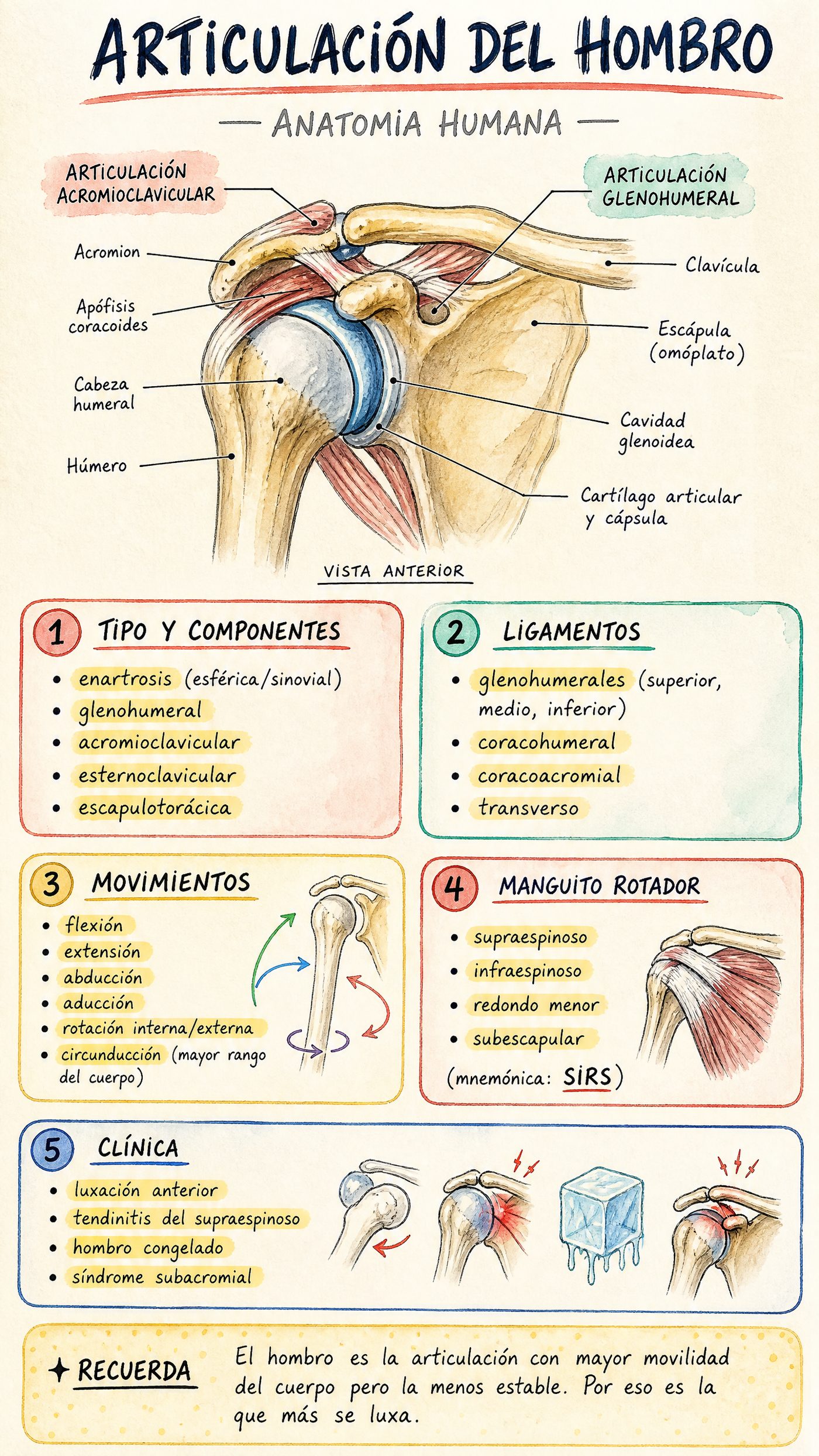 Articulación del Hombro