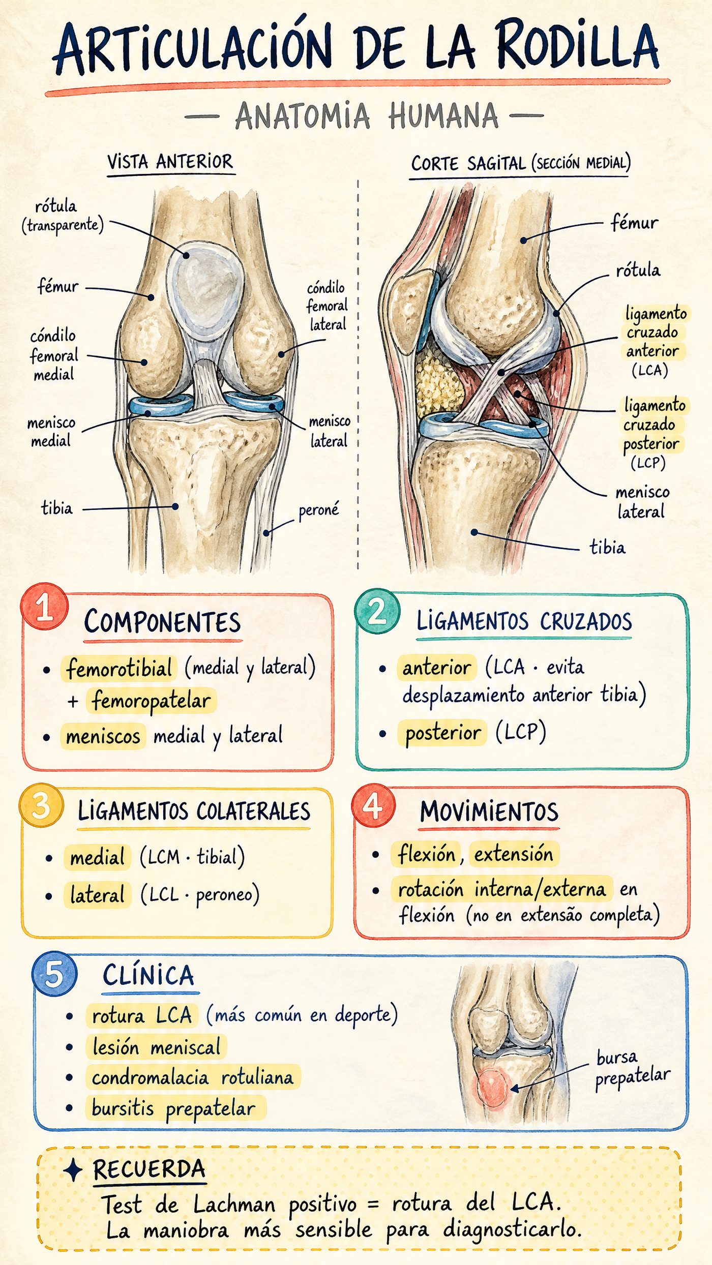 Articulación de la Rodilla