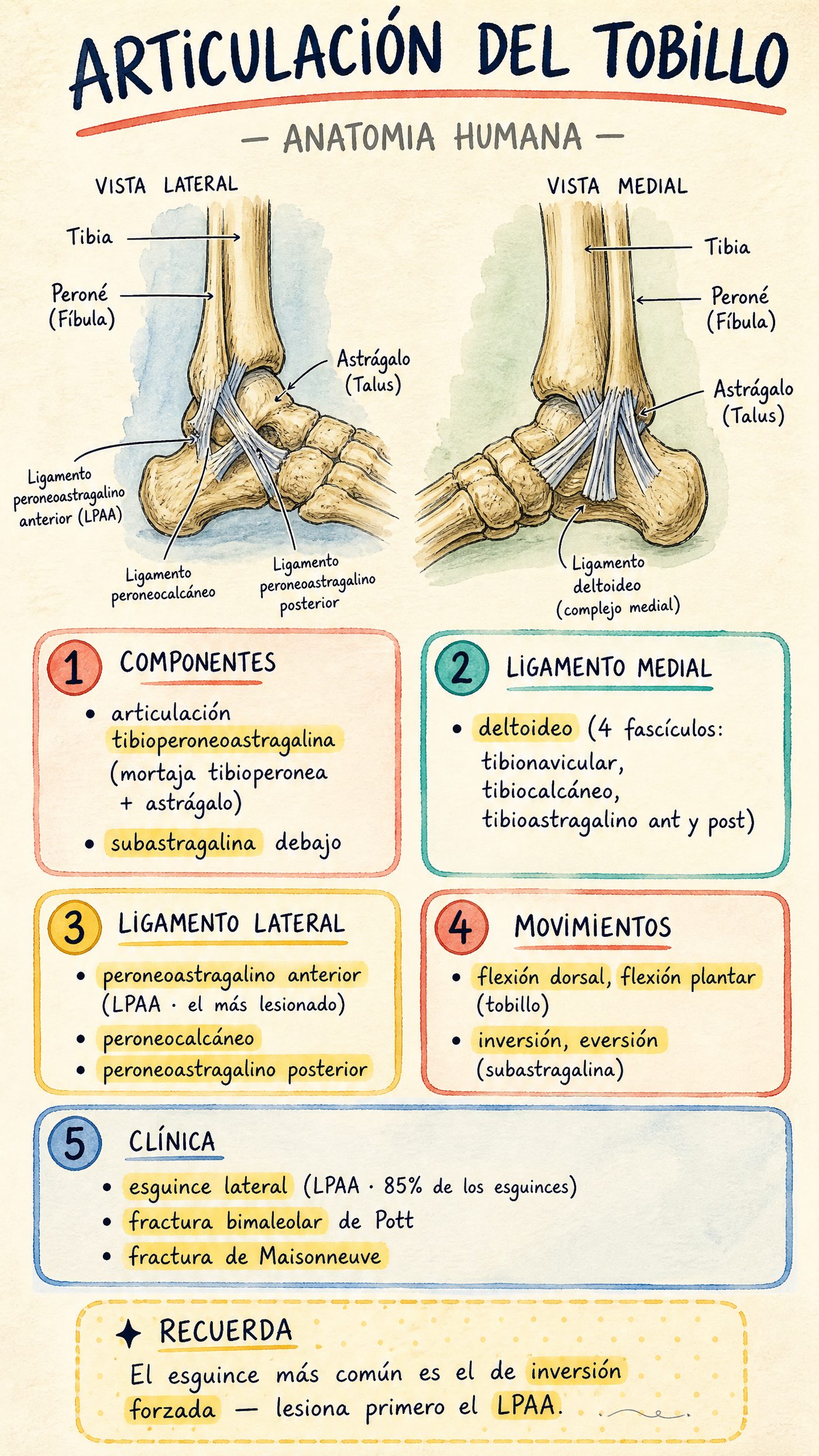 Articulación del Tobillo