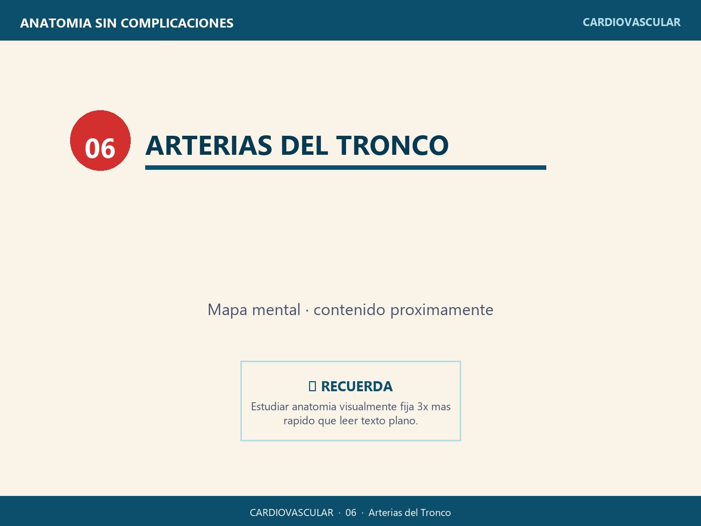 Arterias del Tronco