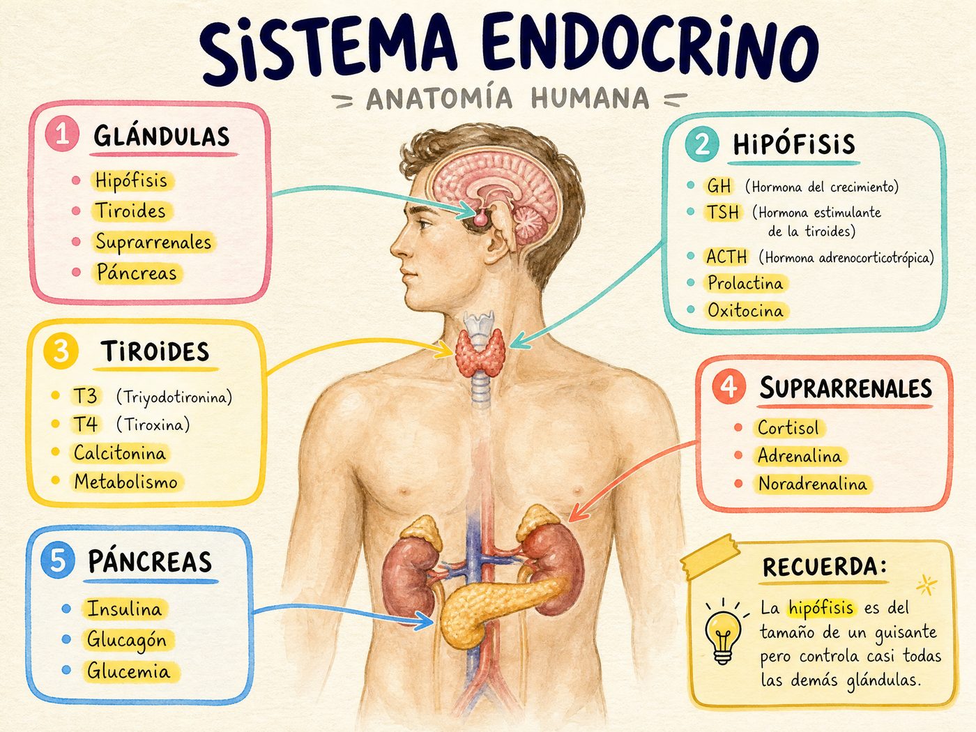 Sistema Endocrino · Visión General