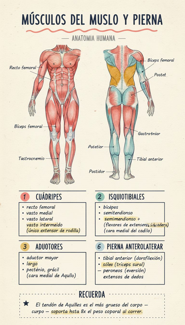 Músculos del Muslo y Pierna